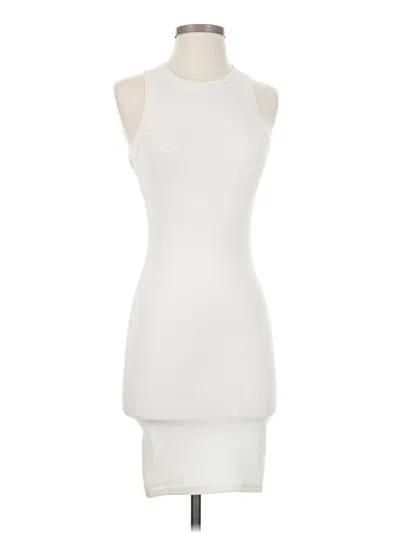 Pre-owned Cotton On Cocktail Dress In White