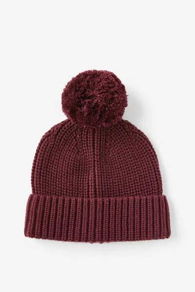 Cotton On Kids' Conrad Baby Beanie In Bordeaux