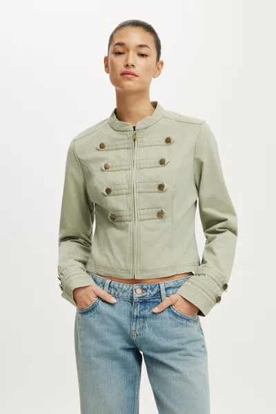 Cotton On Cora Military Jacket In Green