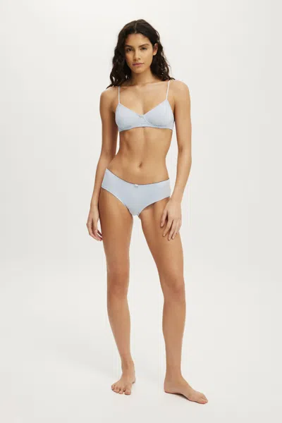 Cotton On Cotton Comfy Cheeky Boyshort In Violet Blue