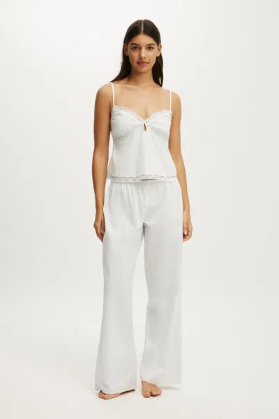 Cotton On Cotton Soft Wide Leg Pant In Cloud Blue