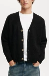 Cotton On Cropped Cardigan In Black