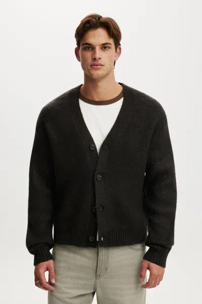 Cotton On Cropped Cardigan In Grey Marle
