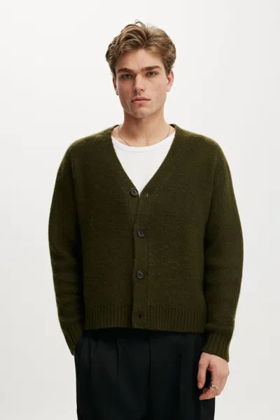 Cotton On Cropped Cardigan In Green