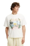 Cotton On Cropped Fit Graphic T-shirt In White