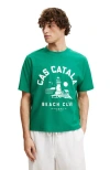 Cotton On Cropped Fit Graphic T-shirt In Green