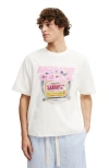 Cotton On Cropped Fit Graphic T-shirt In White
