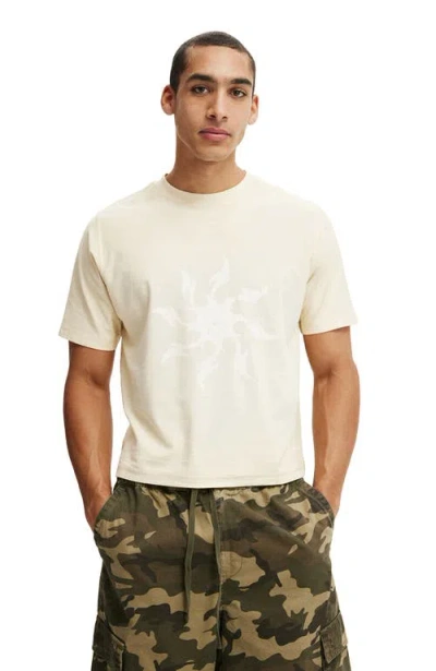 Cotton On Cropped Fit Graphic T-shirt In Neutral