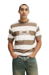 Cotton On Cropped Fit Graphic T-shirt In Brown