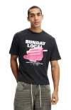 Cotton On Cropped Fit Graphic T-shirt In Black