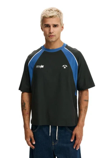 Cotton On Cropped Fit Graphic T-shirt In Black