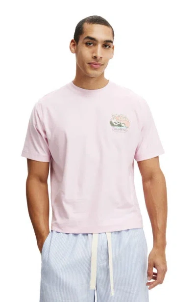 Cotton On Cropped Fit Graphic T-shirt In Pink
