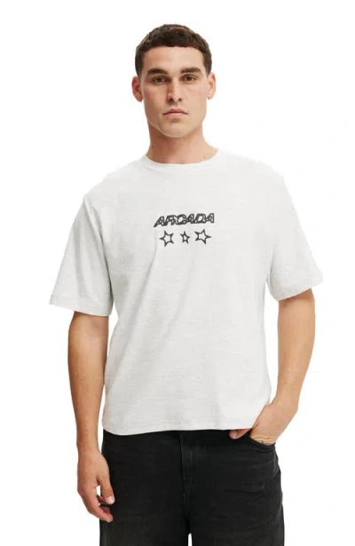 Cotton On Cropped Fit Graphic T-shirt In White