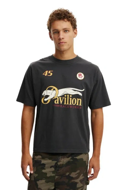 Cotton On Cropped Fit Graphic T-shirt In Black