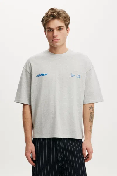 Cotton On Cropped Fit Graphic T-shirt In Gray