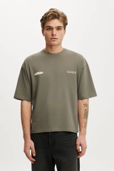 Cotton On Cropped Fit Graphic T-shirt In Green