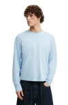 Cotton On Cropped Fit Long Sleeve In Blue