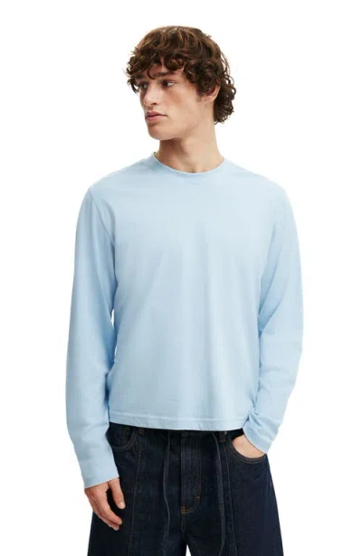 Cotton On Cropped Fit Long Sleeve In Blue