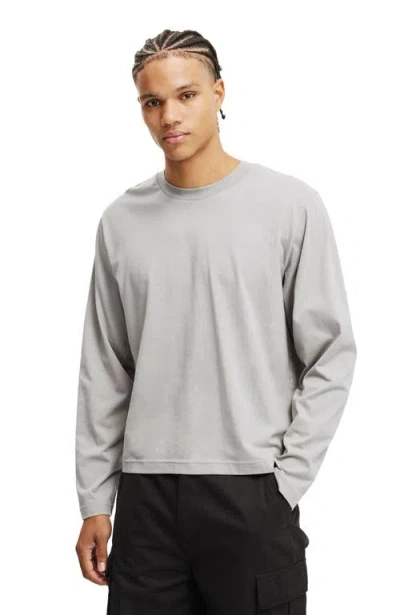Cotton On Cropped Fit Long Sleeve In Gray