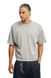 Cotton On Cropped Fit Mesh T-shirt In Overcast Grey