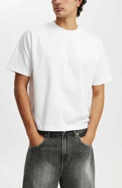 Cotton On Cropped Fit T-shirt In Neutral