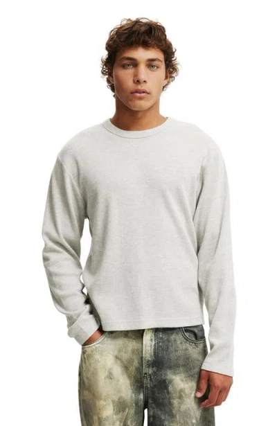 Cotton On Cropped Fit Textured Long Sleeve In White