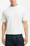 Cotton On Cropped Fit Textured T-shirt In Baby Blue Texture