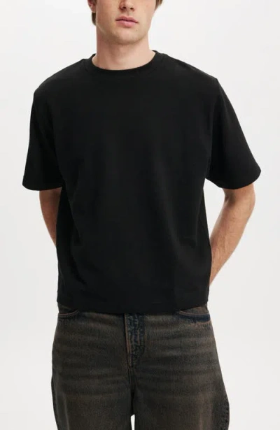 Cotton On Men's Cropped T-shirt In Black