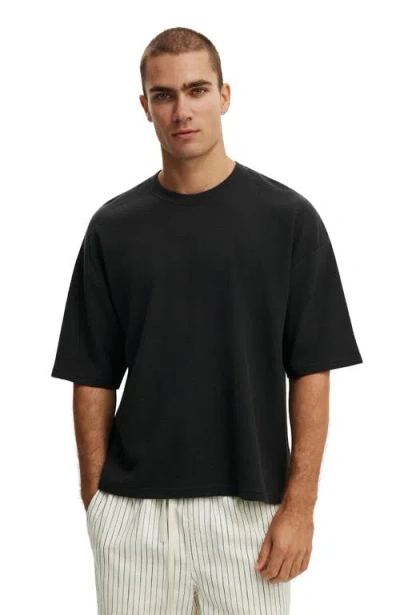 Cotton On Cropped Fit T-shirt In Black