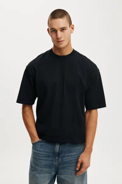 Cotton On Cropped Fit T-shirt In Black