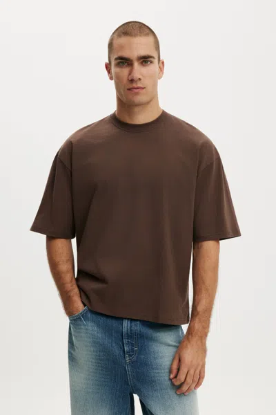 Cotton On Cropped Fit T-shirt In Espresso