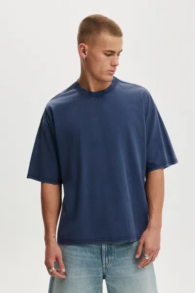 Cotton On Cropped Fit T-shirt In True Navy Wash