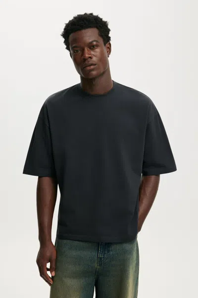 Cotton On Cropped Fit T-shirt In Black