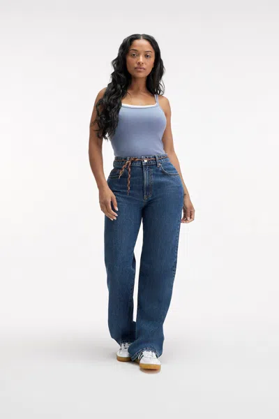 Cotton On Curvy 91 Straight Jean In Blue