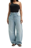 Cotton On Curvy Barrel Jean In Blue