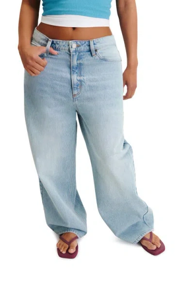 Cotton On Curvy Boyfriend Super Baggy Jean In Blue