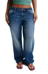 Cotton On Curvy Low Rise Straight Jean In Blue
