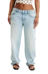 Cotton On Curvy Low Rise Straight Jean In Blue