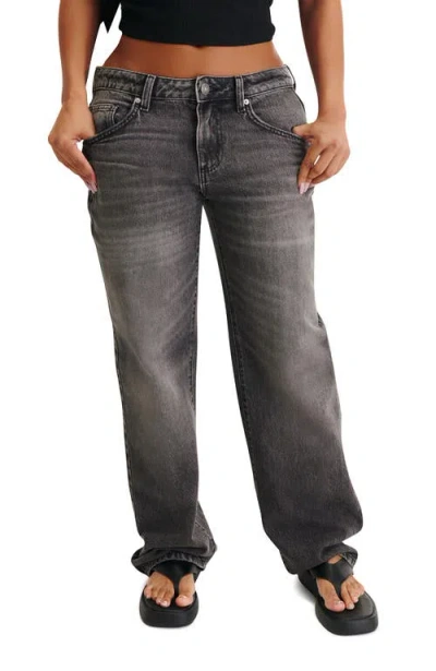 Cotton On Curvy Low Rise Straight Jean In Gray