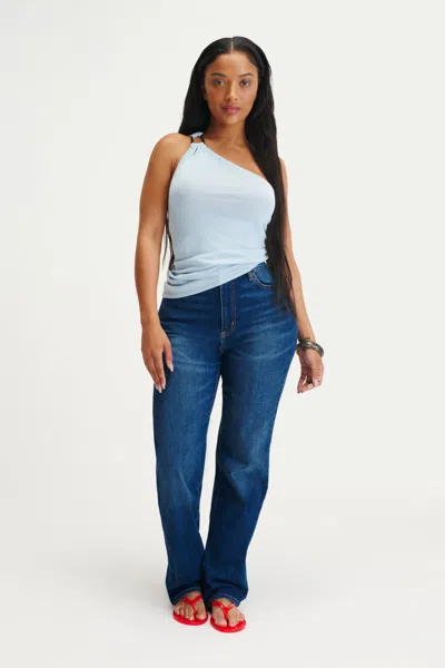 Cotton On Curvy Stretch Straight Jean In Blue