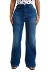 Cotton On Curvy Stretch Wide Jean In Blue