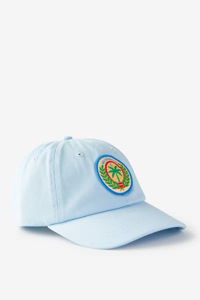 Cotton On Dad Hat In Powder Blue/members Club