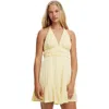 Cotton On Danielle Halter Sundress In Lemon Zest