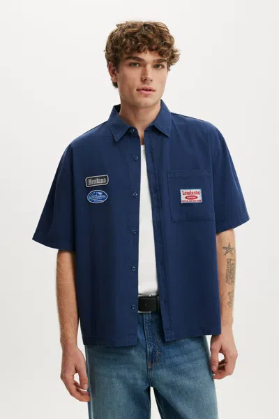 Cotton On Darcy Short Sleeve Shirt In Blue