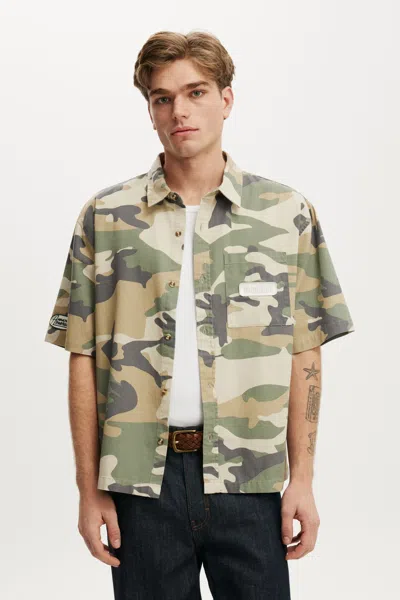 Cotton On Darcy Short Sleeve Shirt In Green