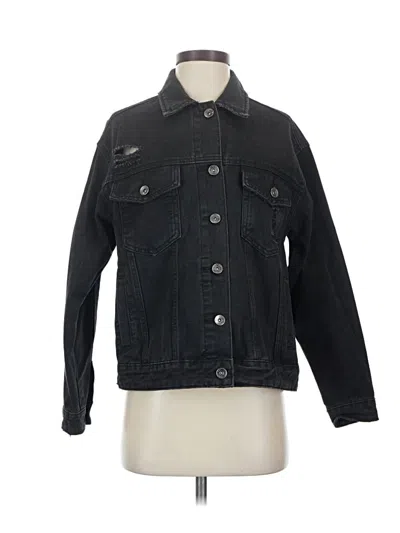 Pre-owned Cotton On Denim Jacket In Black