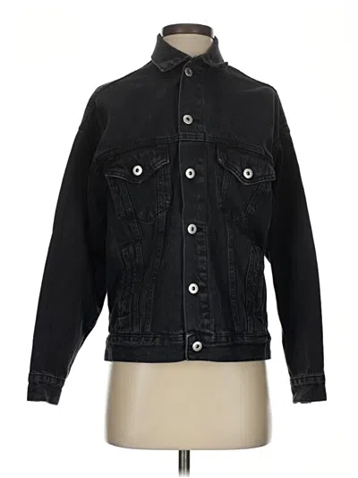 Pre-owned Cotton On Denim Jacket In Black