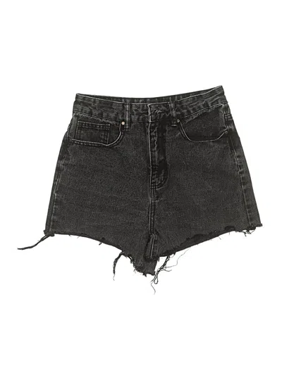 Pre-owned Cotton On Denim Shorts In Black