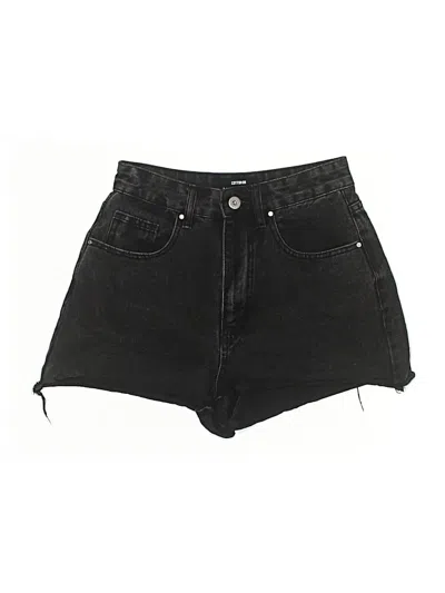 Pre-owned Cotton On Denim Shorts In Black
