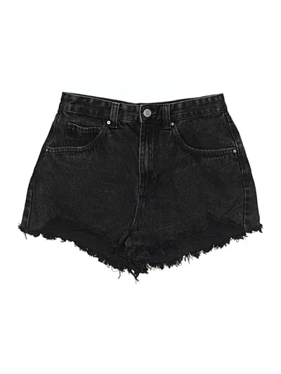 Pre-owned Cotton On Denim Shorts In Black